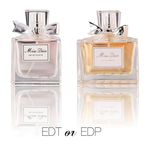 miss dior edt vs edp